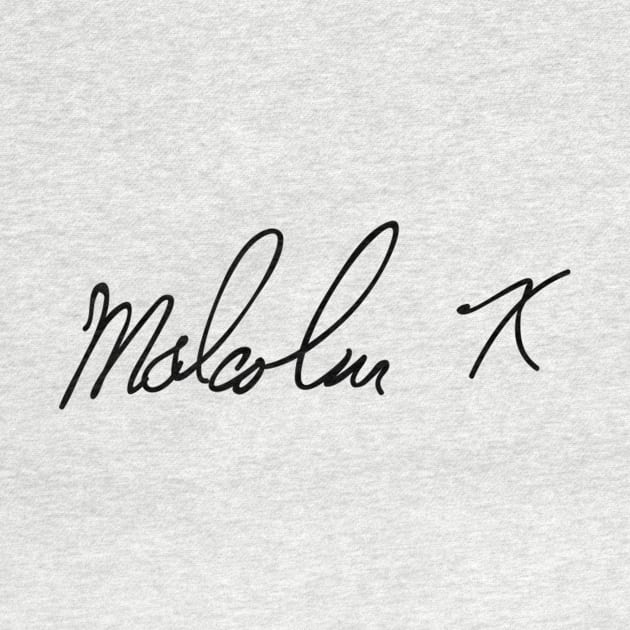 Malcolm X signature by Soriagk